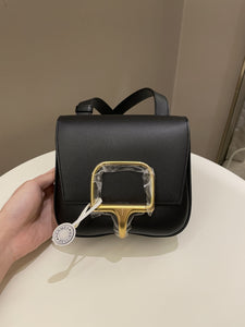 Hermes Mini Della Cavalleria Black Epsom