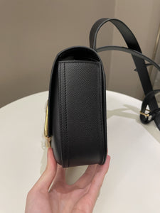 Hermes Mini Della Cavalleria Black Epsom