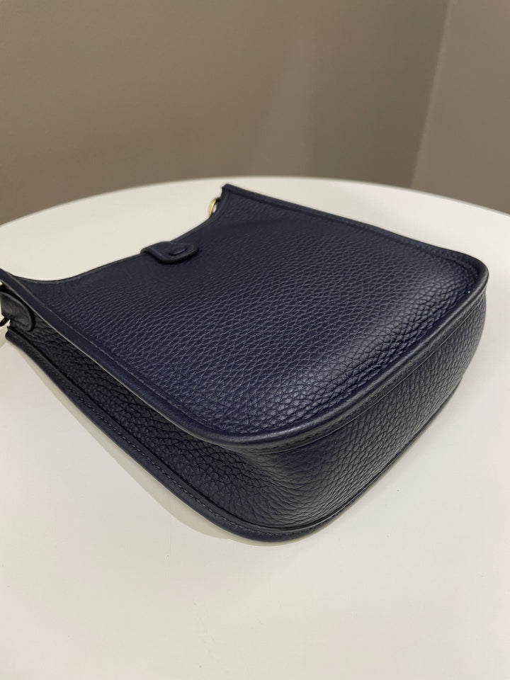 Hermes Mini Evelyne Bleu Nuit / Sahir-Anemon-Capuc