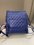 Chanel Urban Spirit Backpack Blue Lambskin