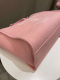 Chanel Deauville Shopper Tote Pink