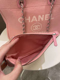 Chanel Deauville Shopper Tote Pink
