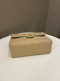 Chanel Vintage Quilted Flap Beige Lambskin