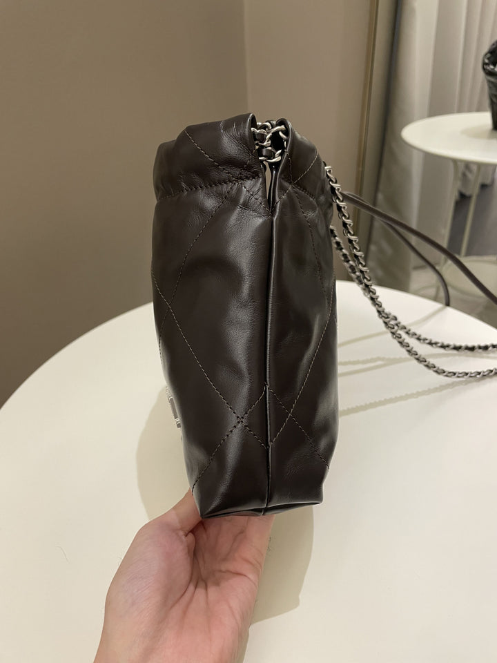 Chanel 22 Mini Dark Ebene Calfskin