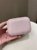 Chanel 21S Quilted Mini Vanity Cube Rose Clair Lilac Caviar