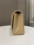 Chanel Vintage Quilted Diana Flap Bag Beige Lambskin