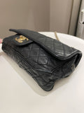 Chanel Shiva Easy Flap Black Iridescent Leather