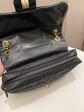 Chanel Shiva Easy Flap Black Iridescent Leather