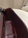 Chanel Vintage Quilted Full Flap Bag Black Lambskin