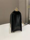 Chanel Quilted New Medium Boy Black Caviar