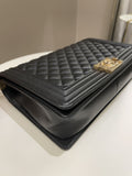 Chanel Quilted New Medium Boy Black Caviar