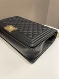 Chanel Quilted New Medium Boy Black Caviar
