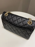 Chanel 2.55 Quilted Mini Reissue Black Aged Calfskin