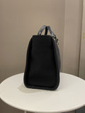 Chanel Deauville Shopper Tote Black