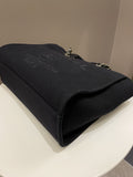 Chanel Deauville Shopper Tote Black