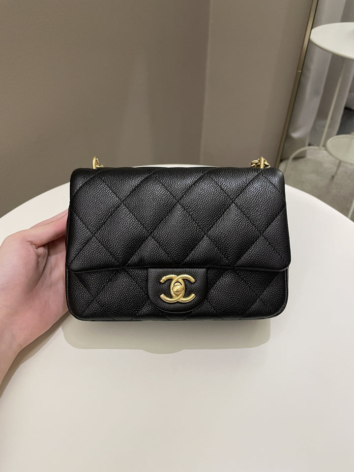 Chanel 23P Sweet Heart Flap Black Caviar