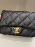 Chanel 23P Sweet Heart Flap Black Caviar