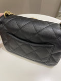 Chanel 23P Sweet Heart Flap Black Caviar