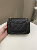 Chanel 23P Sweet Heart Flap Black Caviar