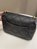 Chanel 23P Sweet Heart Flap Black Caviar