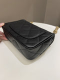 Chanel 23P Sweet Heart Flap Black Caviar