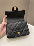 Chanel 23P Sweet Heart Flap Black Caviar