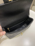 Chanel 23P Sweet Heart Flap Black Caviar