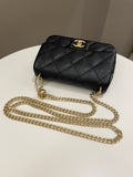 Chanel 23P Sweet Heart Flap Black Caviar