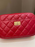 Chanel Quilted 2.55 Reissue Camera Bag Red Aged Calfskin