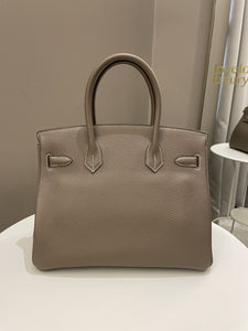 Hermes Birkin 30 Etoupe Togo