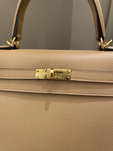 Hermes Kelly Sellier 25 Chai Epsom