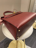 Hermes Kelly Sellier 28 Rouge H Epsom