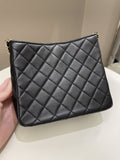 Chanel Hobo Pearl Crush Black Lambskin