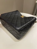 Chanel Hobo Pearl Crush Black Lambskin