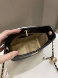 Chanel Hobo Pearl Crush Black Lambskin