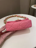 Chanel 22S Funky Town Flap Bag Pink Calfskin