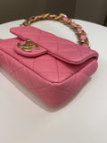 Chanel 22S Funky Town Flap Bag Pink Calfskin