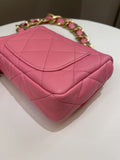 Chanel 22S Funky Town Flap Bag Pink Calfskin