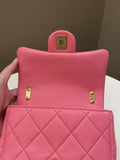 Chanel 22S Funky Town Flap Bag Pink Calfskin