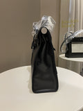 Hermes Herbag Zip 31 Black Coated Canvas