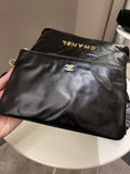 Chanel 22 Medium Black Calfskin