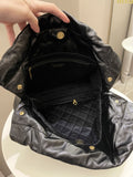 Chanel 22 Medium Black Calfskin