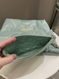 Chanel 22 Medium Tiffany Mint Calfskin