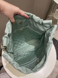 Chanel 22 Medium Tiffany Mint Calfskin