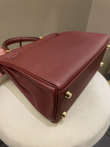 Hermes Kelly 25 Rouge H Togo