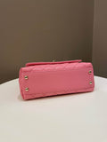 Chanel Quilted Coco Chain Handle Pink Caviar