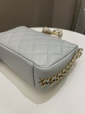 Chanel Chain Around Flap Grey Lambskin