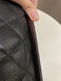 Chanel Classic Quilted Jumbo Double Flap Black Caviar