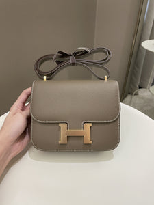 Hermes Constance 18 Etoupe Epsom