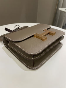 Hermes Constance 18 Etoupe Epsom